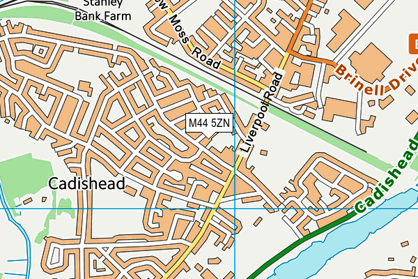 M44 5ZN map - OS VectorMap District (Ordnance Survey) M44 5ZN map - OS VectorMap District (Ordnance Survey)