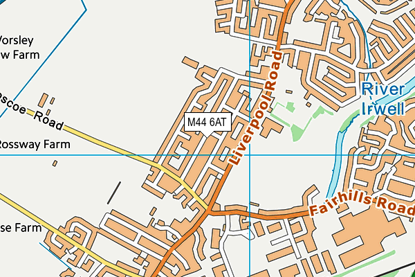 M44 6AT map - OS VectorMap District (Ordnance Survey) M44 6AT map - OS VectorMap District (Ordnance Survey)