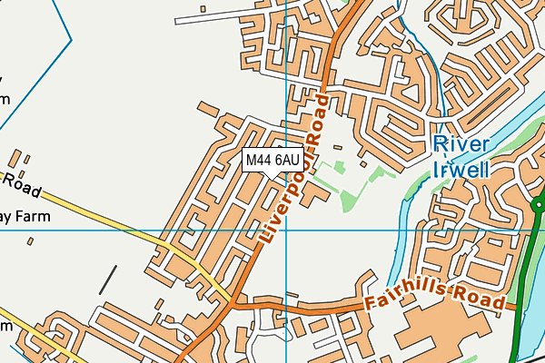 M44 6AU map - OS VectorMap District (Ordnance Survey) M44 6AU map - OS VectorMap District (Ordnance Survey)