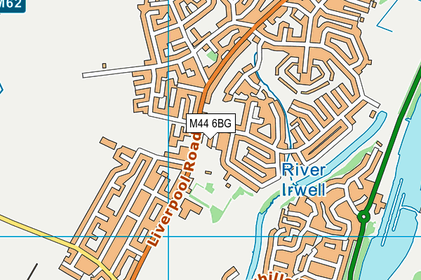 M44 6BG map - OS VectorMap District (Ordnance Survey) M44 6BG map - OS VectorMap District (Ordnance Survey)