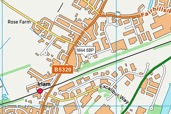 M44 6BP map - OS VectorMap District (Ordnance Survey) M44 6BP map - OS VectorMap District (Ordnance Survey)