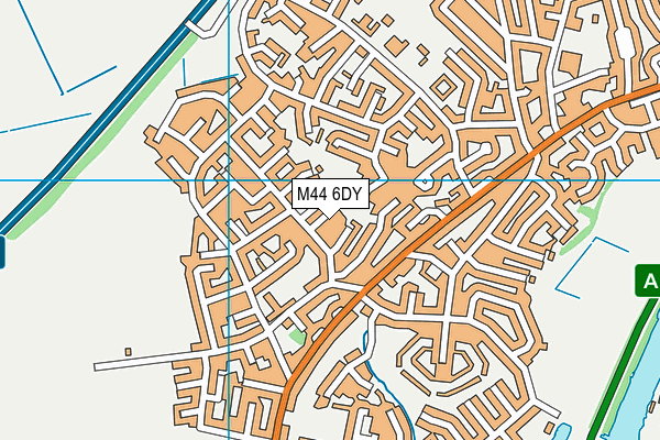 M44 6DY map - OS VectorMap District (Ordnance Survey) M44 6DY map - OS VectorMap District (Ordnance Survey)