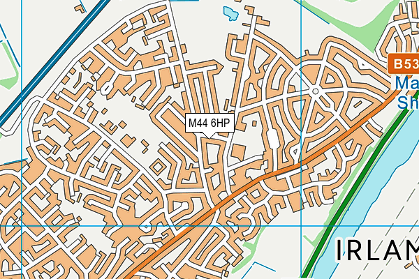 M44 6HP map - OS VectorMap District (Ordnance Survey) M44 6HP map - OS VectorMap District (Ordnance Survey)