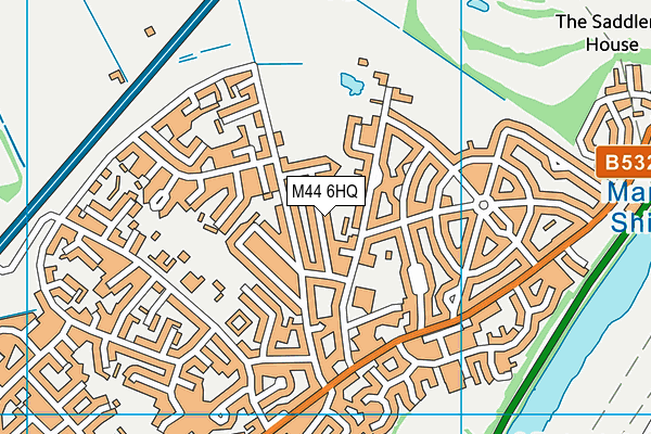 M44 6HQ map - OS VectorMap District (Ordnance Survey) M44 6HQ map - OS VectorMap District (Ordnance Survey)