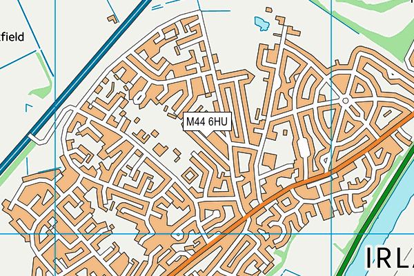 M44 6HU map - OS VectorMap District (Ordnance Survey) M44 6HU map - OS VectorMap District (Ordnance Survey)