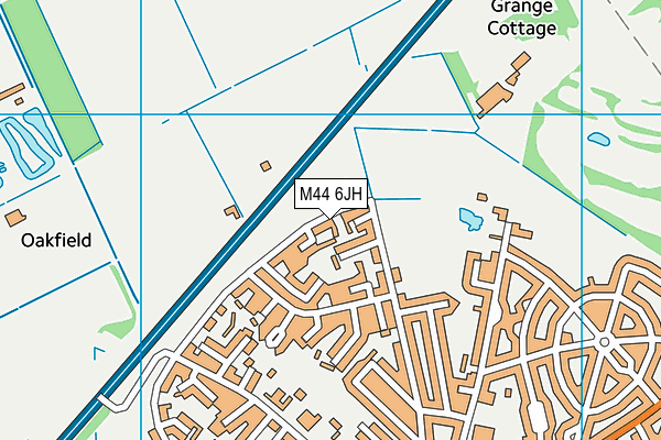 M44 6JH map - OS VectorMap District (Ordnance Survey) M44 6JH map - OS VectorMap District (Ordnance Survey)