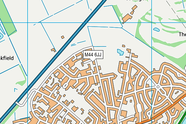 M44 6JJ map - OS VectorMap District (Ordnance Survey) M44 6JJ map - OS VectorMap District (Ordnance Survey)