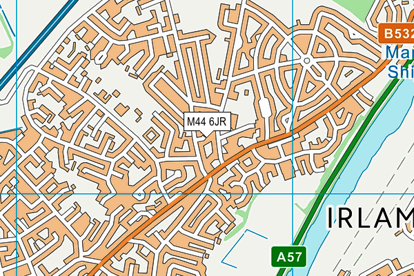 M44 6JR map - OS VectorMap District (Ordnance Survey) M44 6JR map - OS VectorMap District (Ordnance Survey)