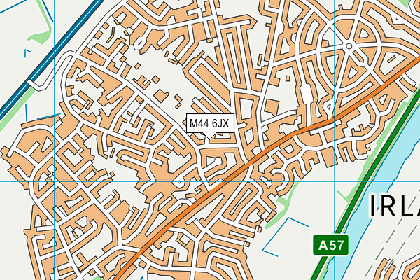 M44 6JX map - OS VectorMap District (Ordnance Survey) M44 6JX map - OS VectorMap District (Ordnance Survey)