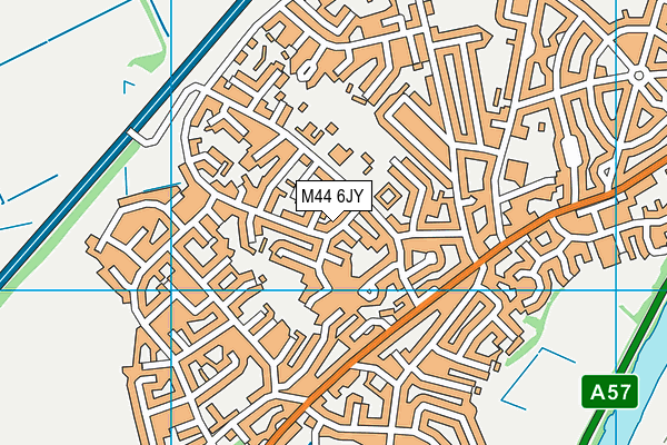 M44 6JY map - OS VectorMap District (Ordnance Survey) M44 6JY map - OS VectorMap District (Ordnance Survey)