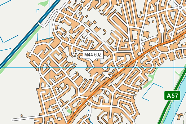 M44 6JZ map - OS VectorMap District (Ordnance Survey) M44 6JZ map - OS VectorMap District (Ordnance Survey)