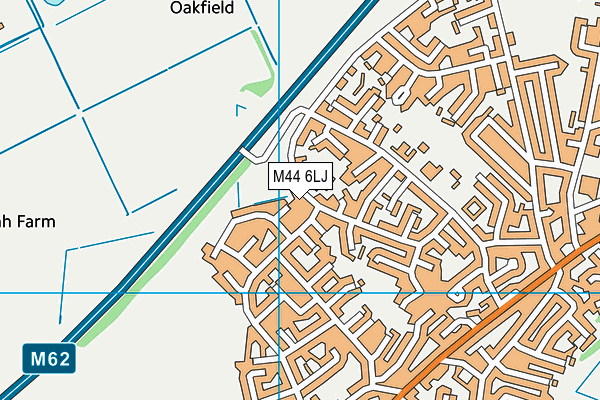 M44 6LJ map - OS VectorMap District (Ordnance Survey) M44 6LJ map - OS VectorMap District (Ordnance Survey)