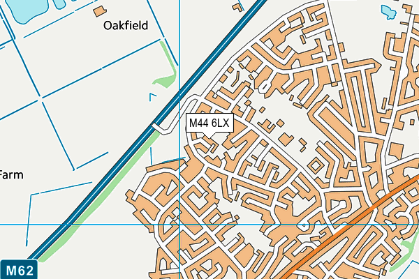 M44 6LX map - OS VectorMap District (Ordnance Survey) M44 6LX map - OS VectorMap District (Ordnance Survey)