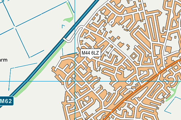 M44 6LZ map - OS VectorMap District (Ordnance Survey) M44 6LZ map - OS VectorMap District (Ordnance Survey)