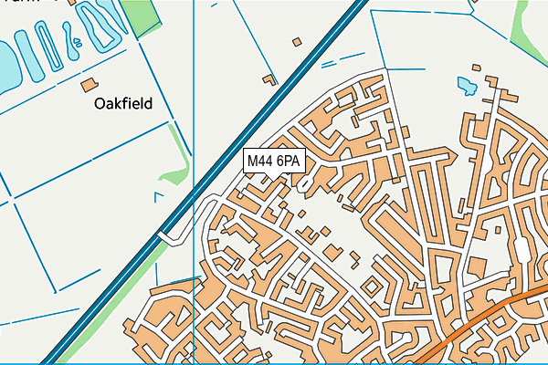 M44 6PA map - OS VectorMap District (Ordnance Survey) M44 6PA map - OS VectorMap District (Ordnance Survey)
