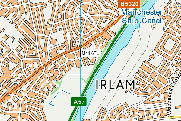 M44 6TL map - OS VectorMap District (Ordnance Survey) M44 6TL map - OS VectorMap District (Ordnance Survey)