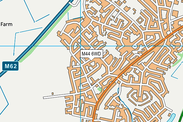 M44 6WD map - OS VectorMap District (Ordnance Survey) M44 6WD map - OS VectorMap District (Ordnance Survey)