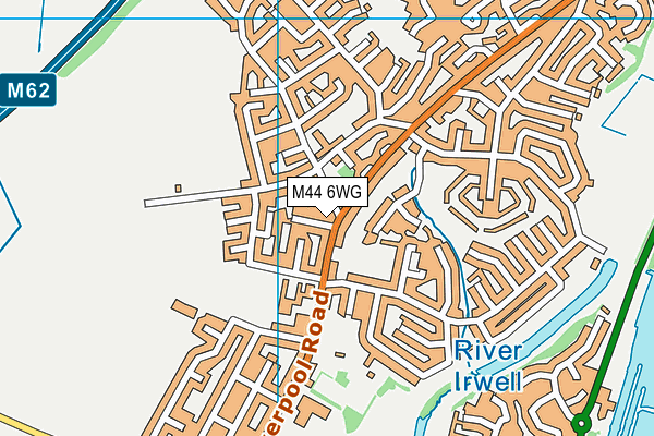 M44 6WG map - OS VectorMap District (Ordnance Survey) M44 6WG map - OS VectorMap District (Ordnance Survey)