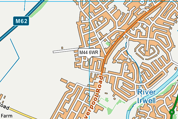 M44 6WR map - OS VectorMap District (Ordnance Survey) M44 6WR map - OS VectorMap District (Ordnance Survey)