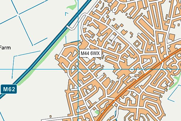 M44 6WX map - OS VectorMap District (Ordnance Survey) M44 6WX map - OS VectorMap District (Ordnance Survey)