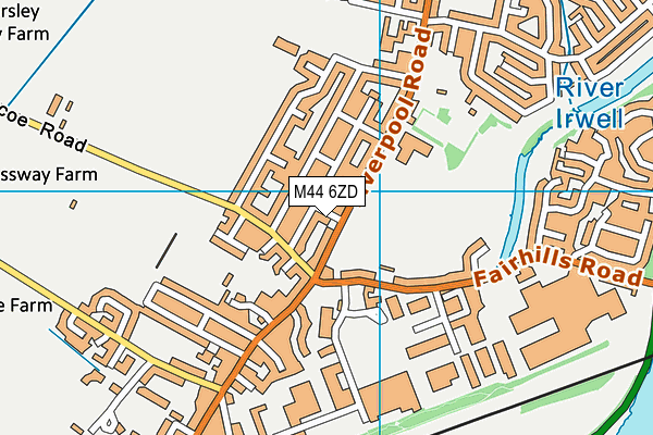 M44 6ZD map - OS VectorMap District (Ordnance Survey) M44 6ZD map - OS VectorMap District (Ordnance Survey)