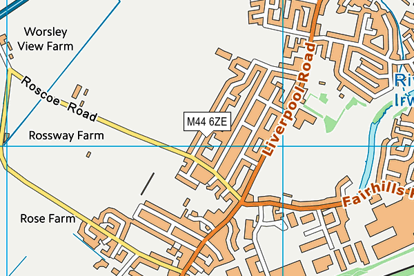 M44 6ZE map - OS VectorMap District (Ordnance Survey) M44 6ZE map - OS VectorMap District (Ordnance Survey)