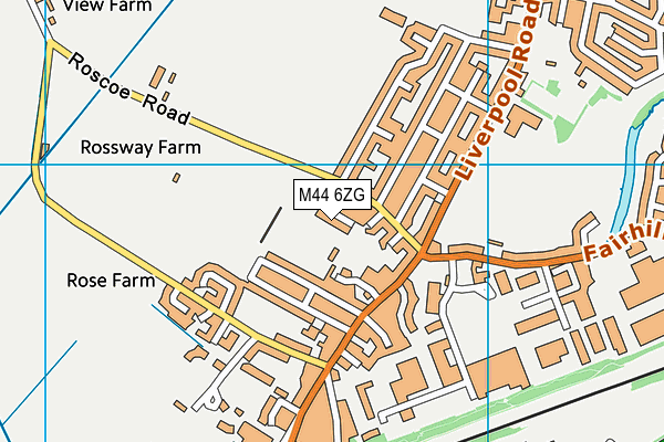 M44 6ZG map - OS VectorMap District (Ordnance Survey) M44 6ZG map - OS VectorMap District (Ordnance Survey)