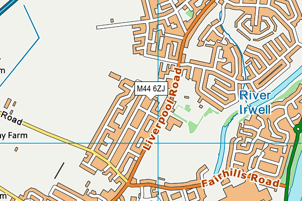 M44 6ZJ map - OS VectorMap District (Ordnance Survey) M44 6ZJ map - OS VectorMap District (Ordnance Survey)