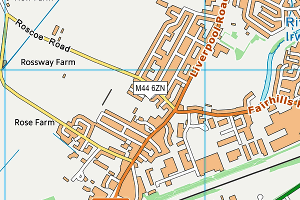 M44 6ZN map - OS VectorMap District (Ordnance Survey) M44 6ZN map - OS VectorMap District (Ordnance Survey)