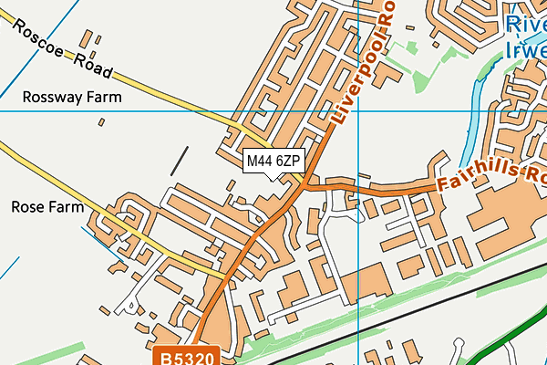 M44 6ZP map - OS VectorMap District (Ordnance Survey) M44 6ZP map - OS VectorMap District (Ordnance Survey)
