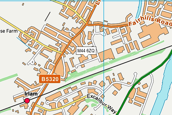 M44 6ZQ map - OS VectorMap District (Ordnance Survey) M44 6ZQ map - OS VectorMap District (Ordnance Survey)