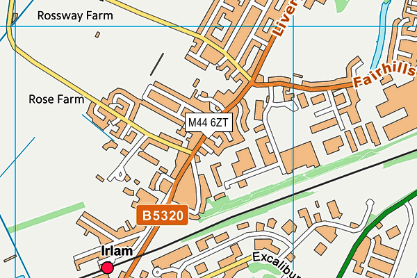 M44 6ZT map - OS VectorMap District (Ordnance Survey) M44 6ZT map - OS VectorMap District (Ordnance Survey)