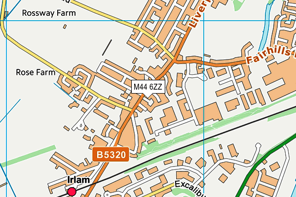 M44 6ZZ map - OS VectorMap District (Ordnance Survey) M44 6ZZ map - OS VectorMap District (Ordnance Survey)