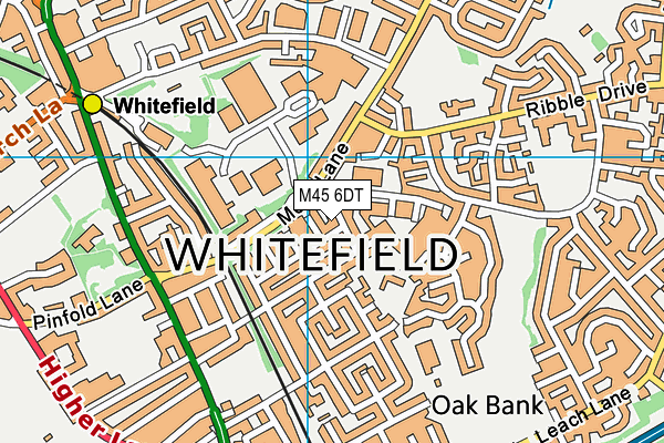 M45 6DT map - OS VectorMap District (Ordnance Survey) M45 6DT map - OS VectorMap District (Ordnance Survey)