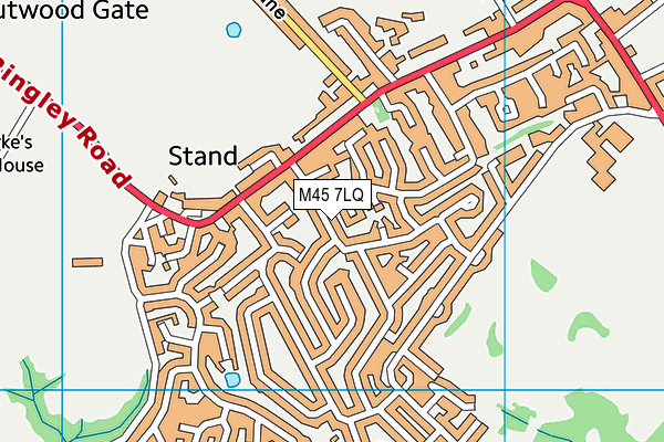 M45 7LQ map - OS VectorMap District (Ordnance Survey) M45 7LQ map - OS VectorMap District (Ordnance Survey)