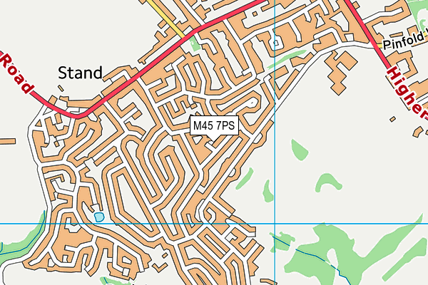M45 7PS map - OS VectorMap District (Ordnance Survey) M45 7PS map - OS VectorMap District (Ordnance Survey)