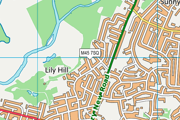 M45 7SQ map - OS VectorMap District (Ordnance Survey) M45 7SQ map - OS VectorMap District (Ordnance Survey)