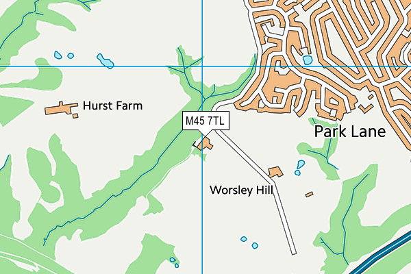 M45 7TL map - OS VectorMap District (Ordnance Survey) M45 7TL map - OS VectorMap District (Ordnance Survey)