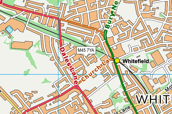 M45 7YA map - OS VectorMap District (Ordnance Survey) M45 7YA map - OS VectorMap District (Ordnance Survey)