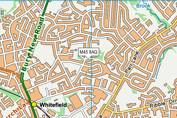 M45 8AQ map - OS VectorMap District (Ordnance Survey) M45 8AQ map - OS VectorMap District (Ordnance Survey)