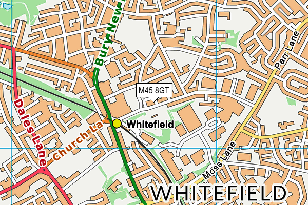 M45 8GT map - OS VectorMap District (Ordnance Survey) M45 8GT map - OS VectorMap District (Ordnance Survey)