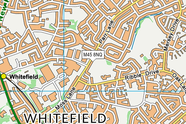 M45 8NQ map - OS VectorMap District (Ordnance Survey)