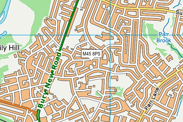 M45 8PS map - OS VectorMap District (Ordnance Survey) M45 8PS map - OS VectorMap District (Ordnance Survey)