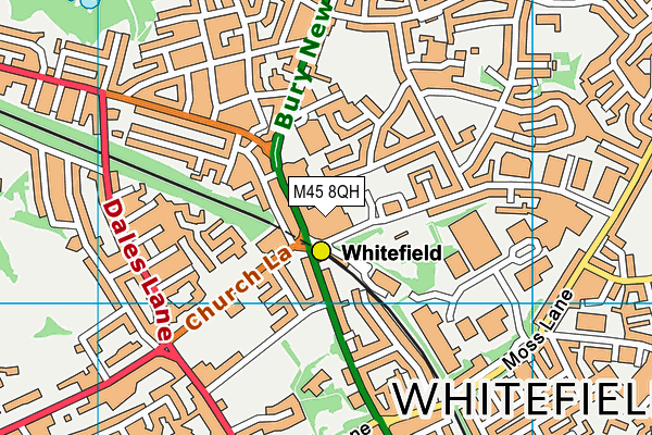 M45 8QH map - OS VectorMap District (Ordnance Survey) M45 8QH map - OS VectorMap District (Ordnance Survey)