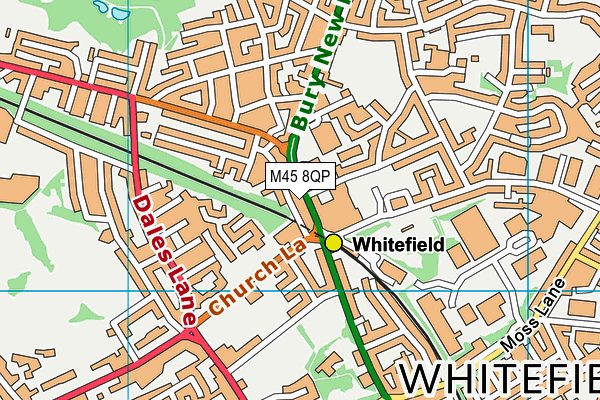 M45 8QP map - OS VectorMap District (Ordnance Survey) M45 8QP map - OS VectorMap District (Ordnance Survey)