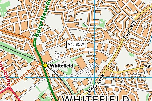 M45 8QW map - OS VectorMap District (Ordnance Survey) M45 8QW map - OS VectorMap District (Ordnance Survey)