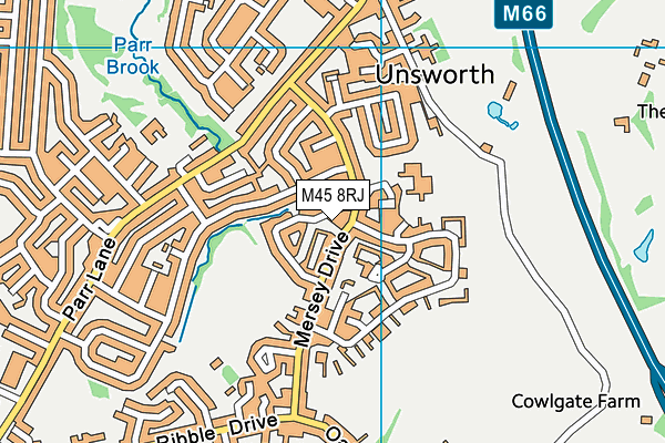 M45 8RJ map - OS VectorMap District (Ordnance Survey) M45 8RJ map - OS VectorMap District (Ordnance Survey)