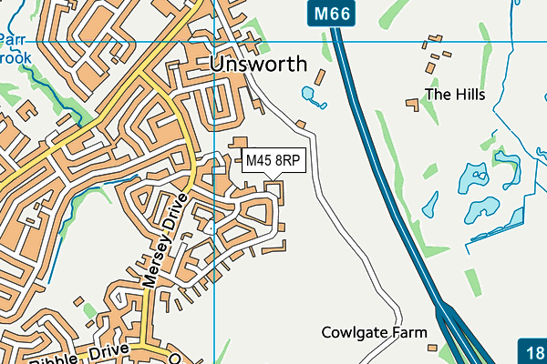 M45 8RP map - OS VectorMap District (Ordnance Survey) M45 8RP map - OS VectorMap District (Ordnance Survey)