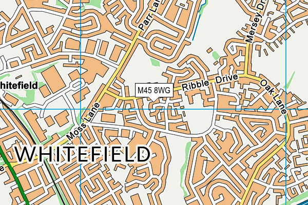 M45 8WG map - OS VectorMap District (Ordnance Survey) M45 8WG map - OS VectorMap District (Ordnance Survey)
