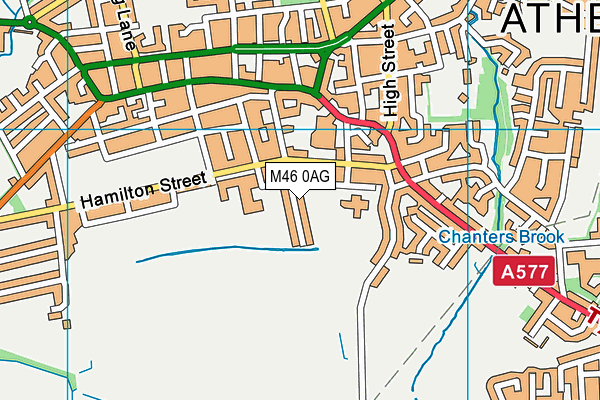 M46 0AG map - OS VectorMap District (Ordnance Survey) M46 0AG map - OS VectorMap District (Ordnance Survey)